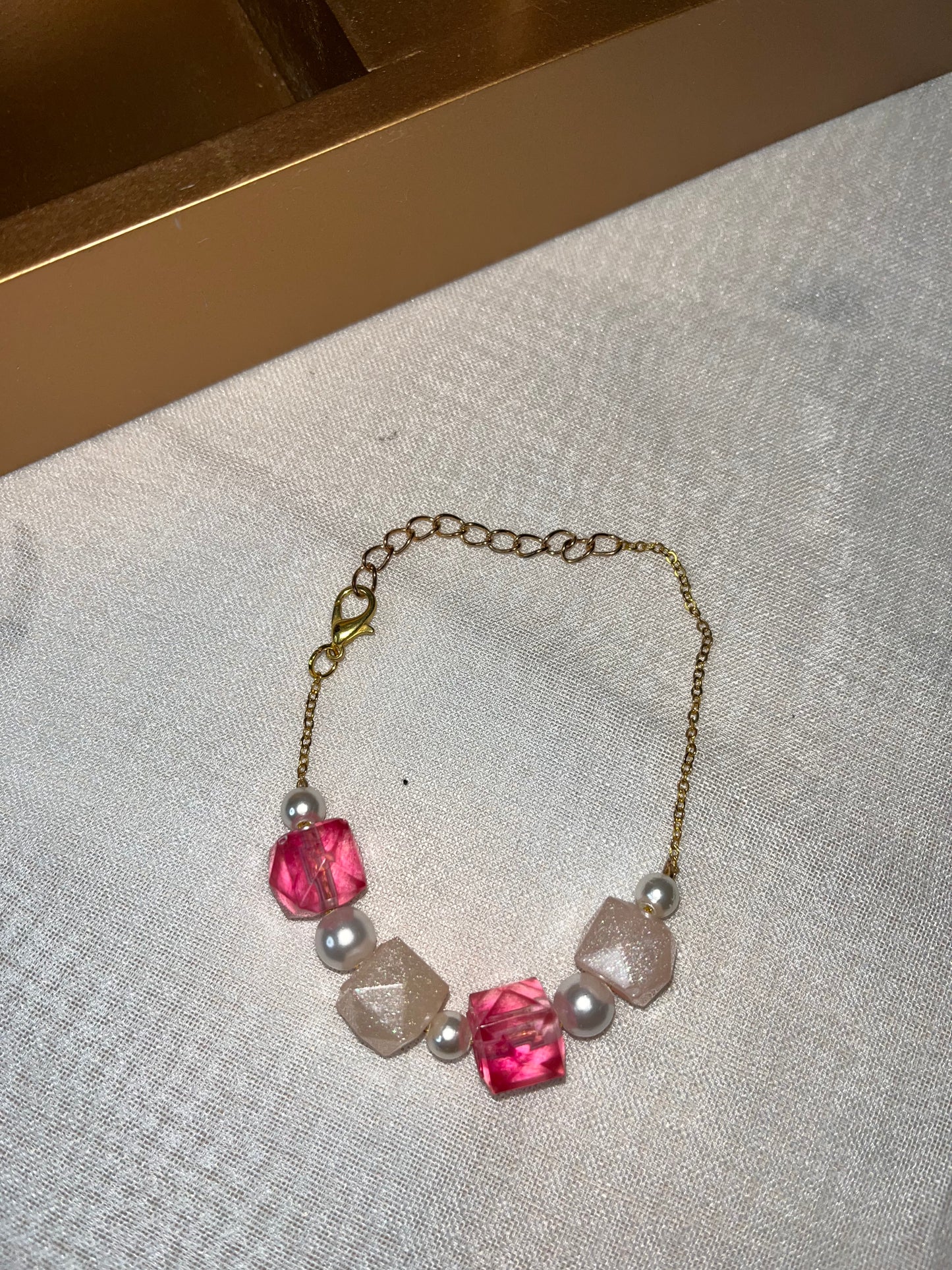 Bracelet  perles en résine epoxy